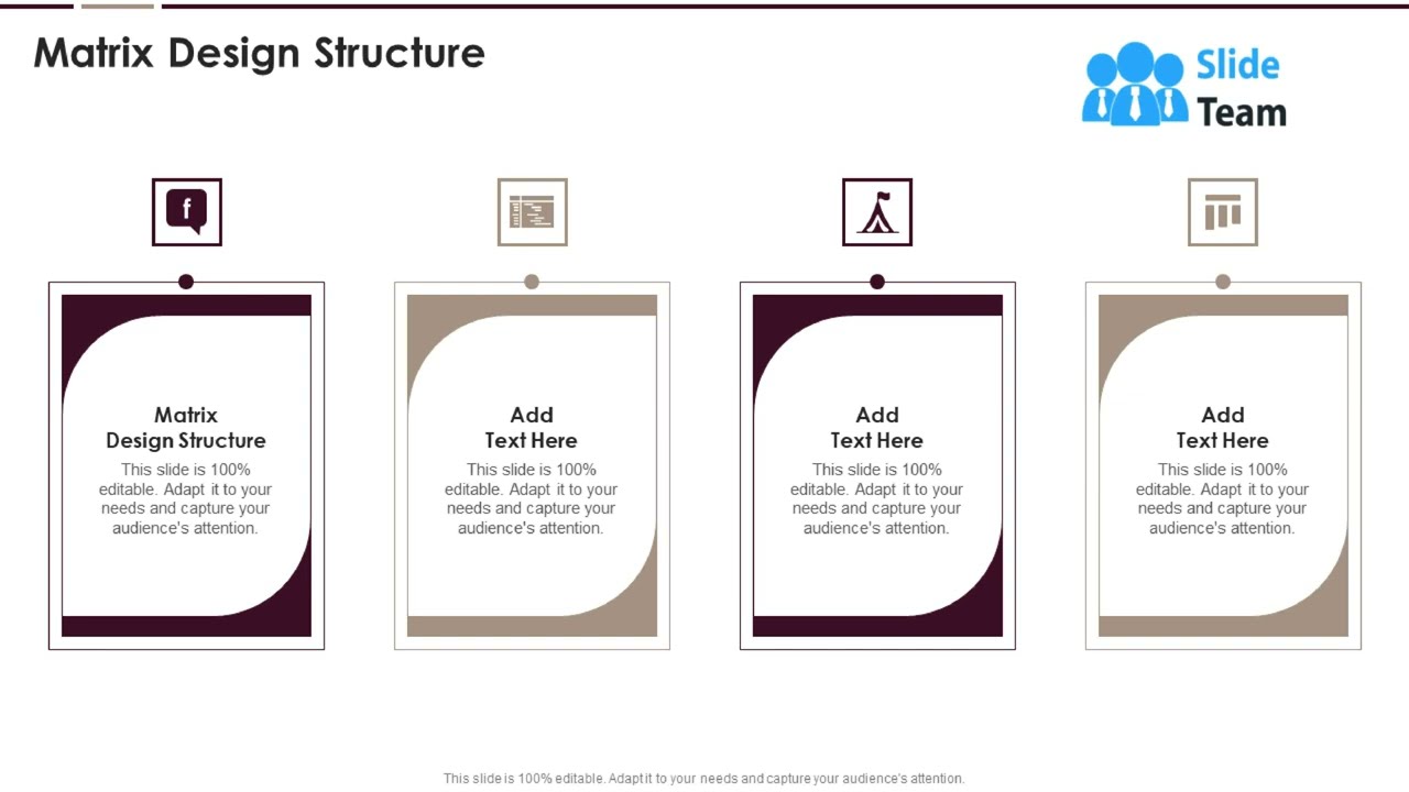 Matrix Design Structure In Powerpoint And Google Slides Cpb