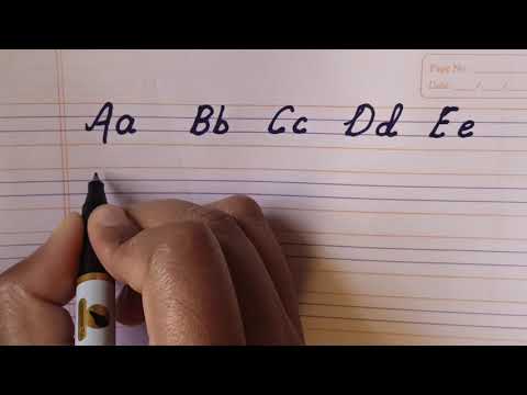 Cursive Writing for Beginners | A to Z Alphabets | Capital and Small Letters | Prinvish Calligraphy