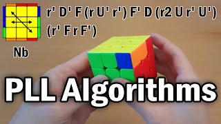 [New] Rubik's Cube: All 21 PLL Algorithms & Finger Tricks