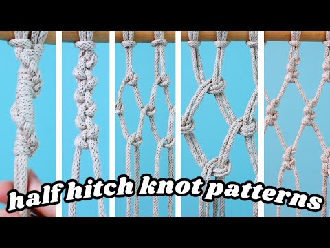 How to Tie the Double Half Hitch Knot Macrame Tutorial
