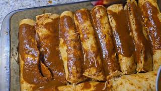 30 Minute Dinner! Chicken Enchiladas  2 Ways! #recipe #cooking #food #foodie #savemoney 