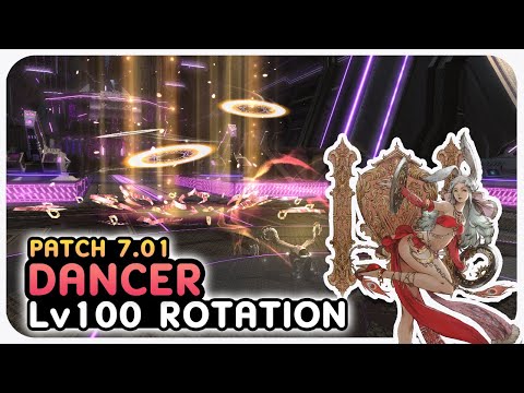 DANCER Level 100 Rotation Showcase | 2.50s GCD | 2 Mins | Dawntrail Patch 7.01