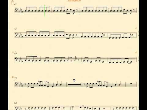 Fall Down - Miley Cyrus - Cello -Sheet Music, Chords, and Vocals