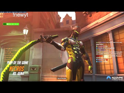 Necros Sick Genji Main - POTG! [ Overwatch 2 Beta ]