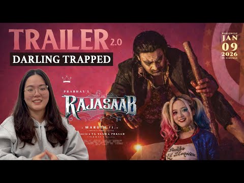 The RajaSaab Trailer 2.0 Foreigner's Reaction | Prabhas | Maruthi | Thaman S  #HelloHeidi #reaction