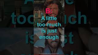 Barry Gibb: Shatterproof w/Lyrics #shorts