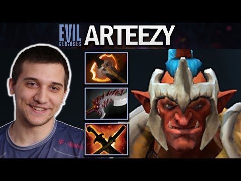 EG.ARTEEZY TROLL WARLORD VS NO CARRY DIRE - DOTA 2 7.24 GAMEPLAY