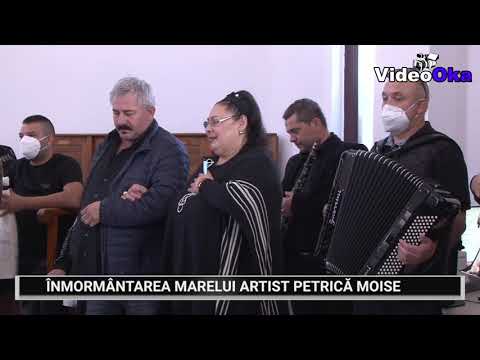 Slujba de inmormantare a artistului Petrica Moise