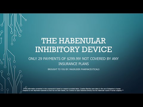 Official Habenular Inhibitory Device Commercial