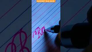 Cursive writing || Rakhi name status video