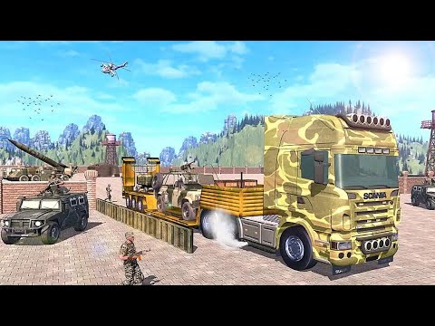 US Army Vehicle Transport Truck: Army Car Vehicles Games 2022 - Android iOS Gameplay