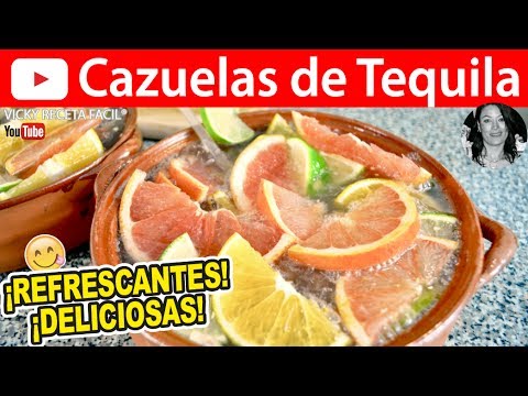 CAZUELAS DE TEQUILA | Vicky Receta Facil Video