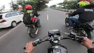 Download lagu TOURING SANTAI RX KING | DUET EKEM AKEM JALUR PANTURA BANYAK LURUSNYA mp3