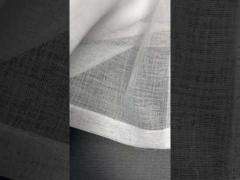 Миниатюра изображения товара Гардина КронасМАрт Лен 500x250 (белый)