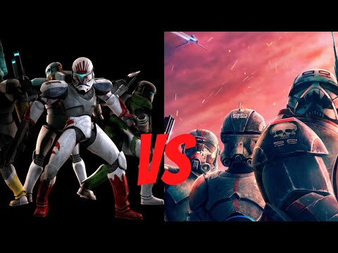 Clone Force 99 vs Delta Squad in The Bad Batch ?!?!