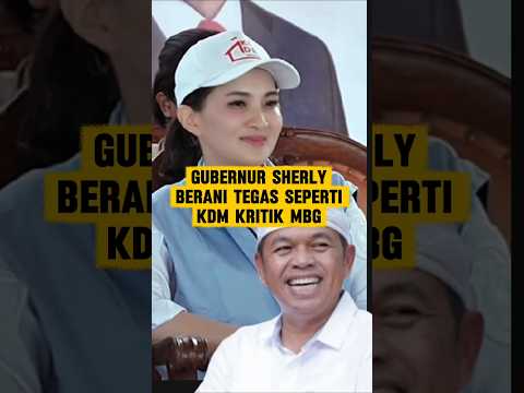 gubernur Sherly dan KDM berani tegas kritik pengelolaan MBG.