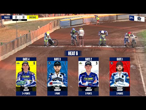 Heat 6 | Poole vs Oxford | Championship | POOLE PIRATES SPEEDWAY 2025
