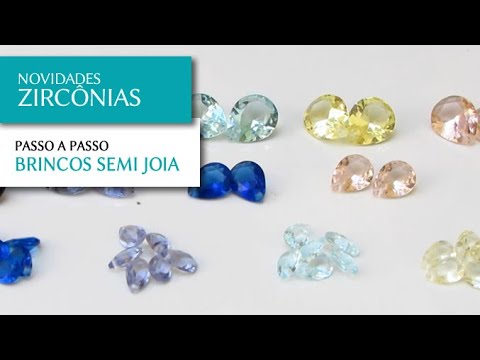 Novas Zircônias Lapidadas para Montagem de Semi Joias - Pedra Mística