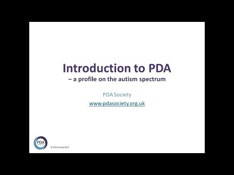 Webinar: Pathological Demand Avoidance (PDA) Edited