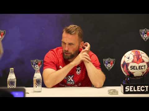 FC Inter - KuPS 17.7.2023 lehdistötilaisuus