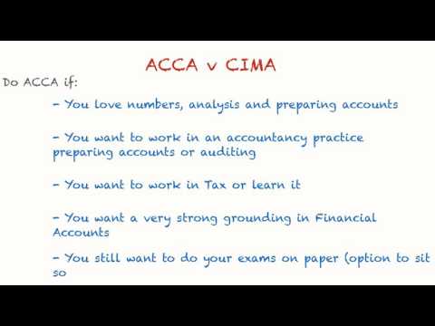 ACCA vs CIMA