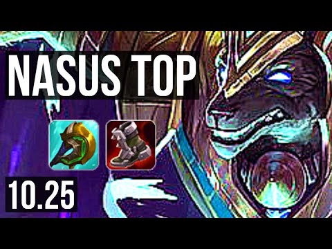 NASUS vs IRELIA (TOP) | 6/1/3, 1.1M mastery, 300+ games, Dominating | KR Diamond | v10.25