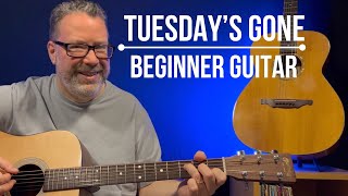Easy Lynyrd Skynyrd Guitar Lesson: Tuesday's Gone