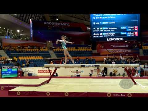 CHUIKINA Yekaterina (KAZ) - 2018 Artistic Worlds, Doha (QAT) - Qualifications Balance Beam