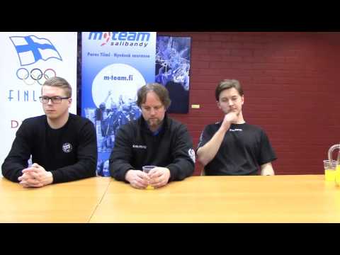 M-Team - TPS Salibandy, lehdistötilaisuus 22.11.2015 Salibandyliiga