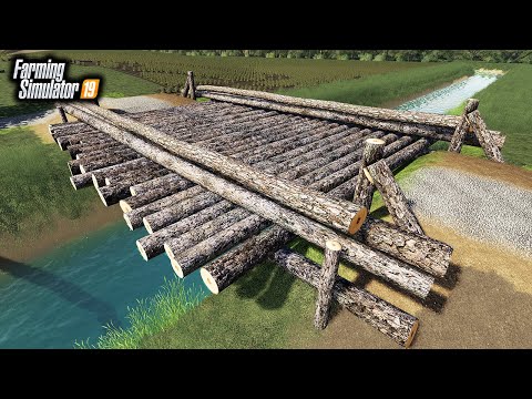 Can You Build a Bridge Like that in Farming Simulator 19? - FS19 Timelapse, LS19 Mods