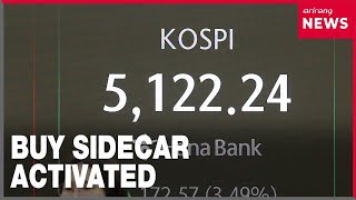 Buying sidecar activated as KOSPI shows sharp recovery past 5,100