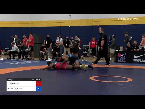 86 Kg Round Of 16 - Jaison White, New England Regional Training Center Vs Nathan Jackson, New York
