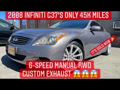2008 Infiniti G37s coupe RWD, 6-Speed M/T. Review Exterior-Interior  #infinitig37 #g37coupe #g37s