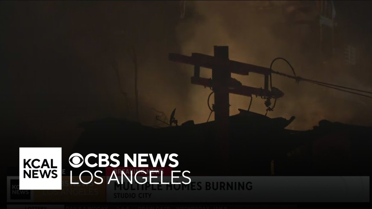 Studio City residents react after fire erupts in middle of neighborhood and destroys home