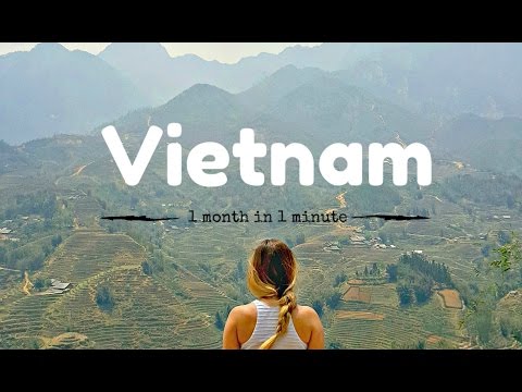 1 MONTH IN VIETNAM IN 1 MINUTE!   | Travel Diary