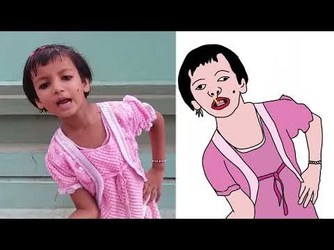 Apple Apple Red Red Apple drawing meme | 1st CLASS -(Unit5) FRUITS rhyme |