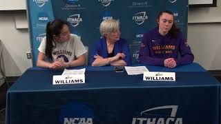 2020 NCAA Tournament Round One | Press Conference | Williams College