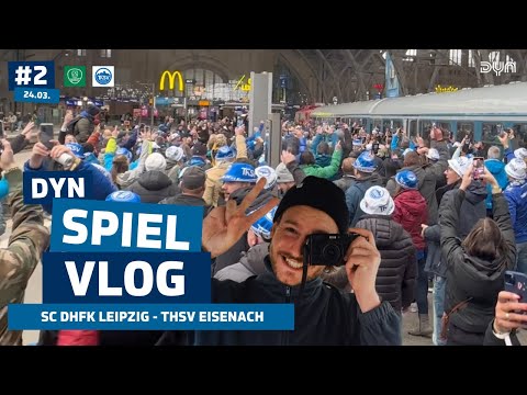 Dyn Spiel Vlog: Leipzig vs. Eisenach - Sonderzug, Fanmarsch & Spannung pur | Dyn Handball
