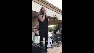 Travis from Chaotic Resemblance sharing Jesus!