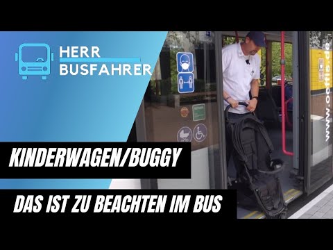 Safe bus travel with a stroller/buggy / it's that easy @HerrBusfahrer