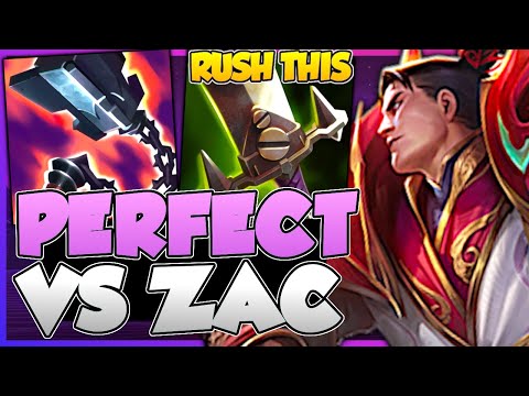 Rush THIS Item for a PERFECT Game vs Zac Top Lane | riste | League of Legends
