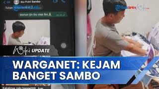Beredar Foto Brigadir J Setrika Baju Anak anak Sambo di Magelang, Warganet: Jahat Banget Sambo