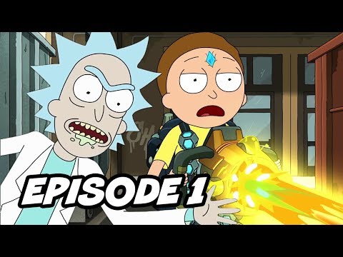 Rick and Morty Season 4 Episode 1 - TOP 10 WTF and Easter Eggs Video