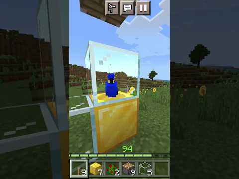 Viral Parrot Hack in Minecraft! 😯🔥 #shorts
