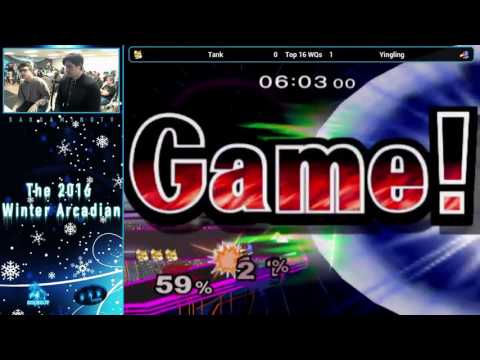 Winter 2016 Melee Arcadian Top 16 - Tank (Fox) vs Yingling (Falco)