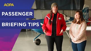 How to brief your passengers before a flight