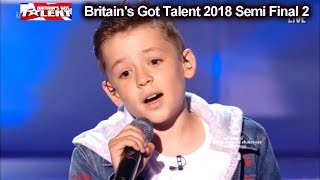 Calum Courtney Isn&#39;t She Lovely FOR HIS MOM Britain&#39;s Got Talent 2018 Semi Final Group 2 BGT S12E09
