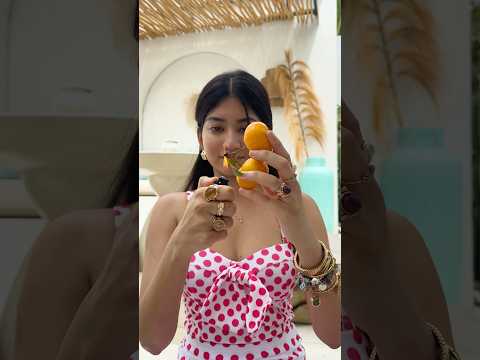 I did makeup using fruits 🍊🍓