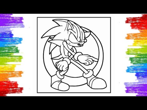 Darkspine Sonic Coloring Pages/  Alan Walker - Fade [NCS Release]