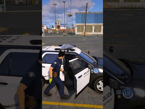 GTA 5 LSPDFR - Port Police Patrol | Patroling As Female Officer [USA] [911]